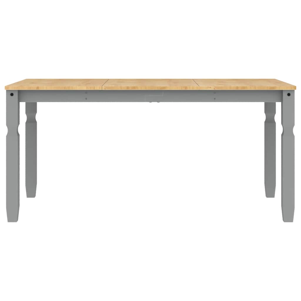 5 Piece Dining Set Panama Grey Solid Wood Pine